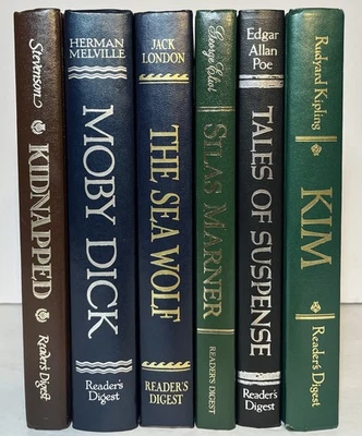 Lot of 6 Reader's Digest The World's Best Reading Books 5 Inserts Jack London + Foto 1 de 4