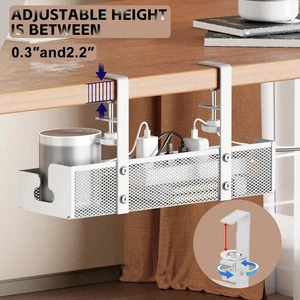 Clamp Cable Management Minimalist Socket Basket Cord Holder  Wire Management - Picture 1 of 14