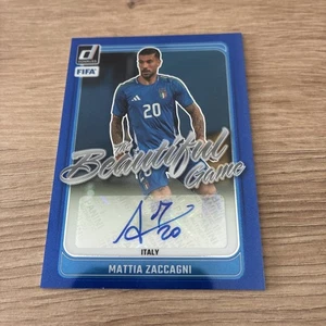 2024-25 Panini Donruss FIFA Beautiful Game Autographs Mattia Zaccagni /99 - Bild 1 von 3