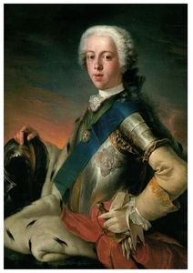 Vitg Postcard Prince Charles Edward Stuart 1737–1788 by Louis-Gabriel Blanchet - Picture 1 of 2