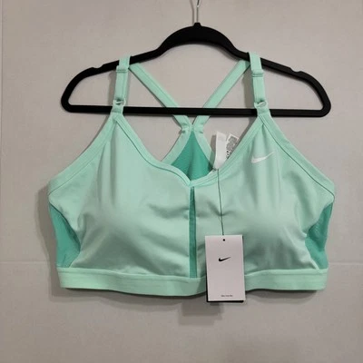 Nike Womens Dri-FIT Indy Light-Support Padded Sports Bra Size 3XL Aqua Atleisure - Image 1 of 4