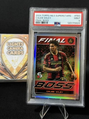 2024 TOPPS MLS SUPERSTARS #FB3 CALEB WILEY FINAL BOSS PSA 9 MINT - Image 1 of 2
