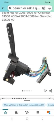 For Chevy C4500 Kodiak Turn Signal Switch 2003-2009 - Image 1 of 4