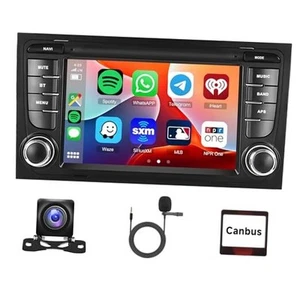 2+64G Android Car Radio Stereo for Audi A4 S4 RS4 B5 B6 B7 Seat Exeo 2002-2012 - Picture 1 of 8
