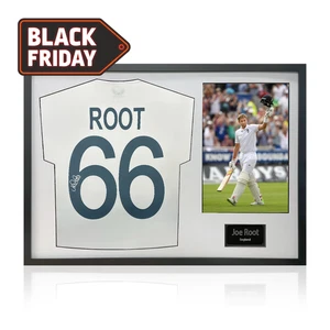 Joe Root Signed England Test Shirt Classic Frame - Bild 1 von 5
