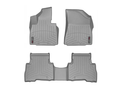 Forro de piso WeatherTech para Kia Sorento 2014-2015 - 1ª y 2ª fila, gris Foto 1 de 4