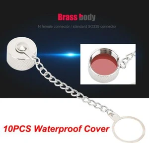 10Pcs Dust Protection Waterproof Cover For N Type Female SO-239 Connector - Zdjęcie 1 z 7