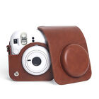 For Instax Mini 12 Case Camera Bag PU Leather Camera Case with Shoulder Strap 