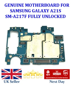 Genuine Motherboard For Samsung Galaxy A21s SM-A217F 32GB Fully Unlocked - Zdjęcie 1 z 2
