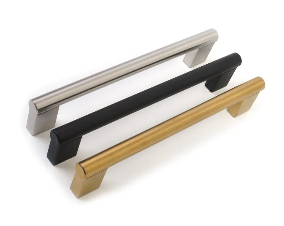 Door Handles Kitchen Cupboard Cabinet Drawer Stainless Steel Keyhole Boss Bar - Image 1 of 1