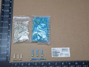 (5 piezas) Conectividad D-436-38CS454 TE, 12-16 AWG, empalme a tope terminal, azul - Imagen 1 de 3