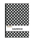 Le carnet de Laurence - Lignes, 96p, A5 - Ronds Noir et Blanc, XXX