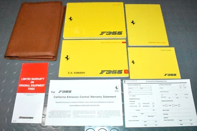 Ferrari F355 F 355 GTS 1995 Berlinetta manual del propietario - juego Foto 1 de 4