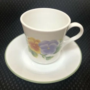 Corelle Corning Summer Blush Cup And Saucer - Bild 1 von 6