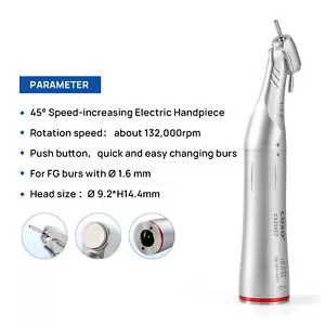 COXO Dental 1:3.3 Speed-increasing Contra Angle Handpiece With Generator CX235C7 - Picture 1 of 12