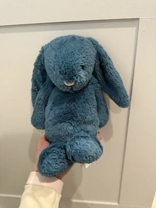 Jellycat Bashful Mineral Blue Bunny (Medium) NWT - Picture 1 of 5