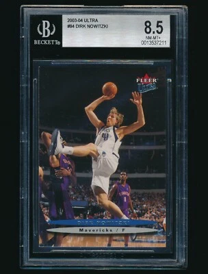 2003-04 Fleer Ultra #84 Dirk Nowitzki BGS 8.5 - Image 1 of 2