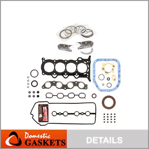Engine Re-Ring Kit Fit 01-06 Scion xB Toyota Echo 1.5L DOHC - Picture 1 of 12