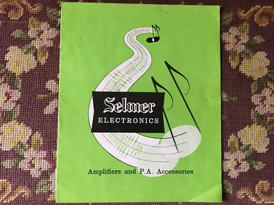 SELMER TRUEVOICE 1960/61 amp catalog with price list ! - Image 1 of 4