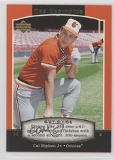 2007 Upper Deck Cal Ripken Jr Commemorative Box Set Cal Ripken Jr #10 HOF