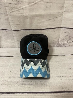 Hooey Hat Cap Snapback Womens Trucker Black White Blue Adjustable Mesh Back - Image 1 of 4