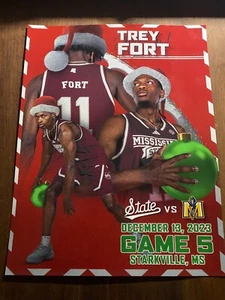 2023 Mississippi State vs. Murray State Men's Basketball Christmas Scorecard - Picture 1 of 2