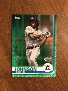 Osiris Johnson 2019 Topps Pro Debut Green #166 GCL Miami Marlins /99