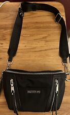 Madden NYC Women's Black Zippered Belt Bag/Fanny Pack