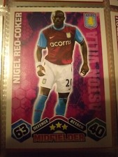 Topps Match Attax  2009/10 Player Cards - ASTON VILLA NIGEL REP COKER UK SELLER