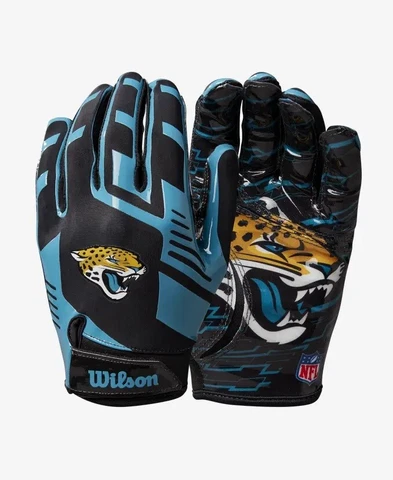 Jacksonville Jaguars NFL Stretch Fit Receiver Football Gloves Cover