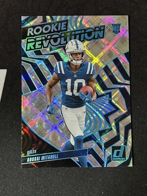 2024 Panini Donruss Adonai Mitchell Cosmic /100 #27 Colts - Image 1 of 2