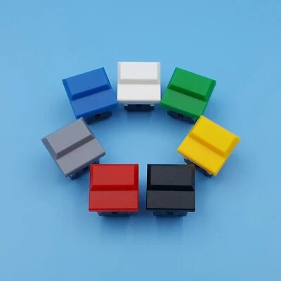 Interruptor de botón cuadrado SPDT momentáneo de 4 pines tapa grande PB86-B0 10 piezas Foto 1 de 4