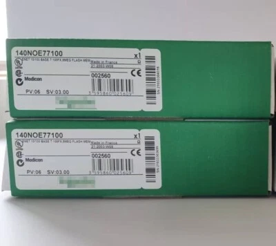 Free Tax SCHNEIDER 140NOE77100 Ethernet Module New In Box Expedited Shipping - Image 1 of 4