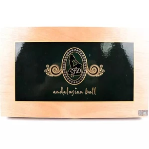 Caja de cigarros de madera vacía La Flor Dominicana Toro Andaluz 12,5" x 7,5" x 1,75" - Imagen 1 de 9