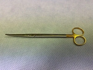 W. Lorenz 51-0661 AT Surgical 9 1/2" Power Edge Mayo Curved Scissors - Picture 1 of 4