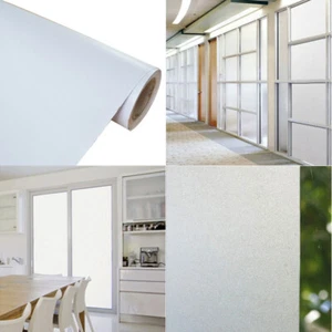 4,92€/m² Satinierte Milchglasfolie Sichtschutz Büro 300x122cm selbstklebend - Bild 1 von 7