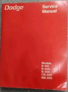 Dodge Service Manual B100 B200 B300 CB300 MB300 Compact - Bild 1 von 11