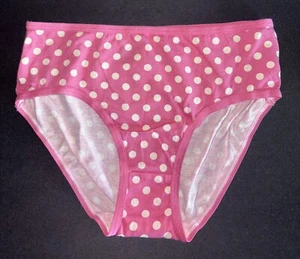 Cat & Jack Girl Size 12 Polka Dot High Waist Cotton Bikini Panty Underwear Brief - Picture 1 of 3