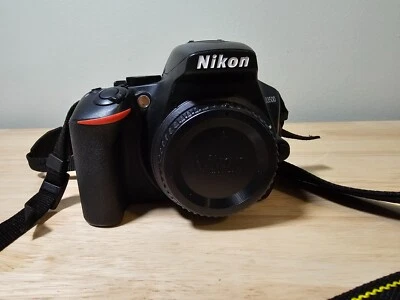 Nikon D3500 24.8 MP DSLR Body (black) and Two (2) Batteries with Nikon Charger - Image 1 of 4