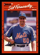 1990 Donruss Sid Fernandez New York Mets #572 Centered Mint