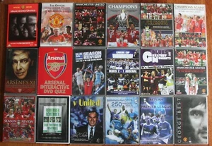 PREMIER LEAGUE football clubs MANCHESTER UNITED Arsenal 18 dvd MEGA collection - Picture 1 of 1