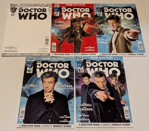 Doctor Who Four Doctors 1 2 3 4 10th 11th 12th Doctor Clara Oswald Titan Books - Picture 1 of 11