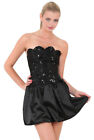 Ladies Little Black Dress Cocktail Sequin Embroidered Puffball Party  6-14 NEW