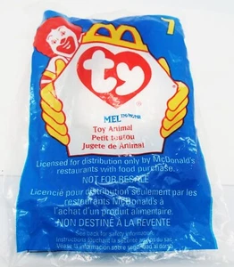 McDONALDS TY TEENIE BEANIE BABY BABIES ORIGINAL MEL KOALA BEAR RETIRED w/ERRORS - Picture 1 of 8