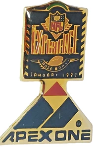 NFL Super Bowl XXVII Experience 1993 in Rose Bowl Sponsor Apex One Anstecknadel - Bild 1 von 2