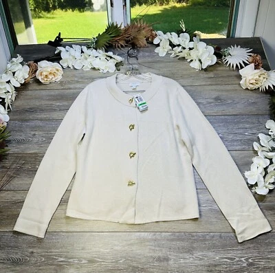 Charter Club куртка размер большой миниатюрный новый с ярлыками женщин кардиган бежевый новый с Ярлыками - Изображение 1 из 4