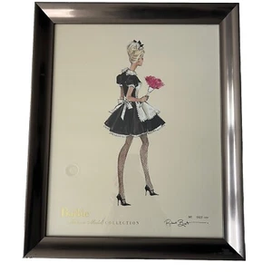 ROBERT BEST BARBIE Fashion Model Limited FRAME Art NUMBERED/SIGNED French Maid - Bild 1 von 11