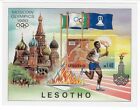 Lesotho : 1980 ; sans rapport à Scott, torche olympique à Moscou. EBLS03