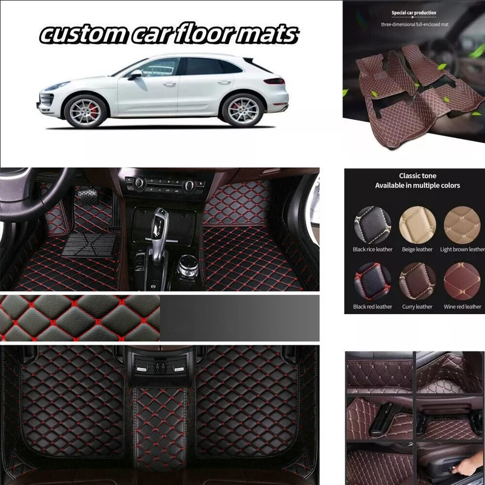 For Audi Q7 2006-2024 Waterproof Custom Luxury All-weather Auto Car Floor Mats Foto 1 de 4