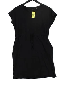 Vero Moda Women's Top XL Black 100% Cotton Short Sleeve Round Neck Basic - Picture 1 of 5